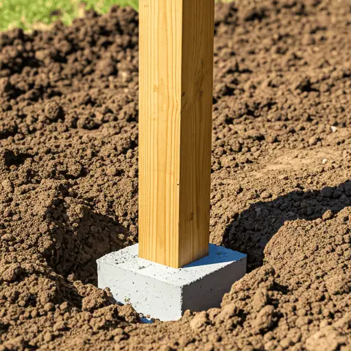 Fence post repair and reset in Ottawa